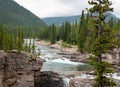 Rockies waterfall Royalty Free Stock Photo