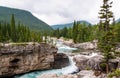 Rockies waterfall Royalty Free Stock Photo