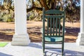 Rocking Chair On Porch In The Southern United States Royalty Free Stock Photo