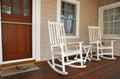 Rocking Chairs on Porch Royalty Free Stock Photo