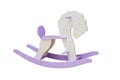 Rocking horse. Children`s toy. Children horse toy. Classic wooden swing Royalty Free Stock Photo