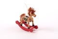 Rocking Horse Tree Ornament Royalty Free Stock Photo