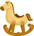 Rocking horse vector Royalty Free Stock Photo