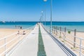 Rockingham foreshore jetty in front of the Cruising Yacht Club Royalty Free Stock Photo