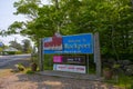 Rockport Welcome Sign, Massachusetts, USA Royalty Free Stock Photo