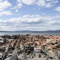 The rocks at the seaside Blue skies