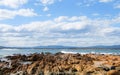 The rocks at the seaside Blue skies