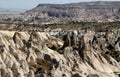 The rocks (also called mushrooms) of the White Valley of Baglidere in Cappadocia, Turkey