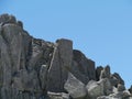 Rocks in the Australian Snowy mountains Royalty Free Stock Photo