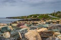Rocks on the beach - Avalon peninsula, Newfoundland, Canada Royalty Free Stock Photo