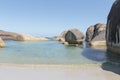 ROCKS ON THE BEACH AT DENMARK WESTERN AUSTRALIA