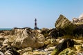 Low tide at Beachy Head, on a sunny summer\'s day Royalty Free Stock Photo