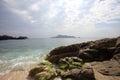 Rocks on beach