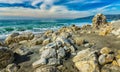 Rocks on Beach at Point Dume State Beach