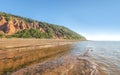 Rocks of the Blomidon cliffs Royalty Free Stock Photo