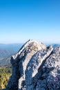 Rocks and blue sky panorama, Puchberg am Schneeberg, Austria