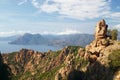 Rocks of Calanche de Piana in Corsica Royalty Free Stock Photo