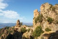 Rocks of Calanche de Piana in Corsica