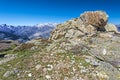 Rocks of Capu di u Facciatu Mountain slope Royalty Free Stock Photo