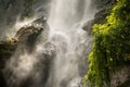 The rocks and cascades of Klong Lan Waterfall, a beautiful and famous waterfall. in National parks and in Thailand. Royalty Free Stock Photo