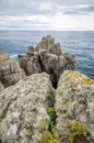 Rocks and cliffs near lands end Royalty Free Stock Photo