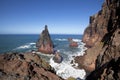 Rocks and cliffs and ocean view at Ponta de Sao Lourenco