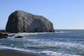 Rocks on the coast of Constitucion, Chile Royalty Free Stock Photo