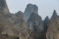 Rocks in Dead city. Khoba-Tele Ridge of Karadag Reserve in spring. Crimea