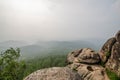 Rocks and deep forest Royalty Free Stock Photo