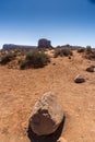 Rocks , desert and Buttes Monument Valley Arizona Royalty Free Stock Photo