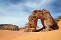 Rocks in the desert, Sahara desert, Libya Royalty Free Stock Photo