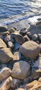 Rocks at the docks Royalty Free Stock Photo