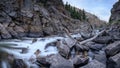 Among the rocks down in the Canyon