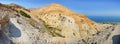 Rocks Ein Gedi in Israel near Dead Sea Royalty Free Stock Photo