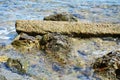 Rocks, Elba mountain, water, natural background Royalty Free Stock Photo