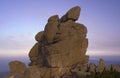 Rocks in the evening