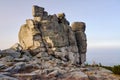 Rocks in the evening in the Giant Mountains