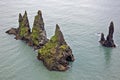 Rocks Fingers Troll. Iceland Royalty Free Stock Photo