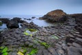 rocks formation Giants Causeway, County Antrim, Northern Ireland, UK Royalty Free Stock Photo