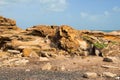 Rocks at Gantheaume Point, Broome, Western Australia.