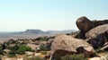 Rocks at Gobustan National Park, Azerbaijan.