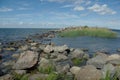 Rocks island at baltic sea Royalty Free Stock Photo