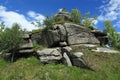 Rocks in Jizerske Hory Royalty Free Stock Photo