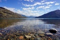 Rocks in the water of Lago Puelo