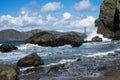 Rocks in Lands End, San Francisco Royalty Free Stock Photo