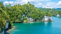 Rocks Landscape in Kabui Bay near Waigeo. West Papuan, Raja Ampat, Indonesia Royalty Free Stock Photo