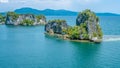 Rocks Landscape in Kabui Bay near Waigeo. West Papuan, Raja Ampat, Indonesia