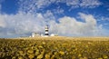 Rocks and lighthouse Royalty Free Stock Photo