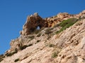 Rocks on Marettimo Island, Sicily, Italy Royalty Free Stock Photo