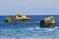 Rocks in the middel of ocean